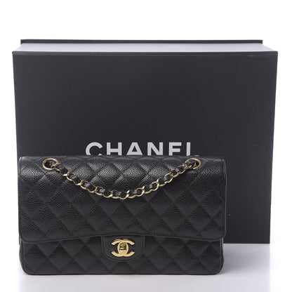 Chanel Caviar Quilted Medium Double Flap Black 11 of 11