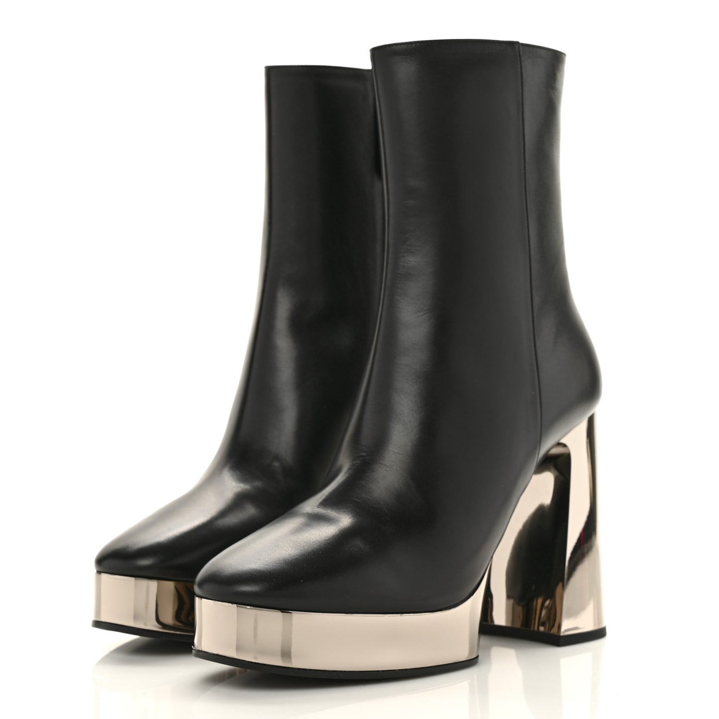 Malaga Kid Chrome Ankle Boots 39 Black