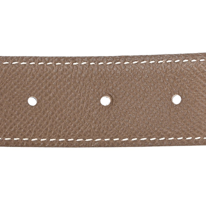 Hermes Swift Epsom H Belt 85 85 34 Black Etoupe 5 of 6