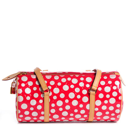 Louis Vuitton Vernis Kusama Infinity Dots Papillon 30 Red 2 of 8