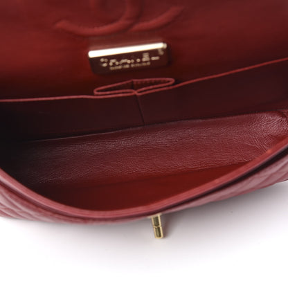 Chanel Lambskin Quilted Medium Double Flap with Charms Red 5 of 18