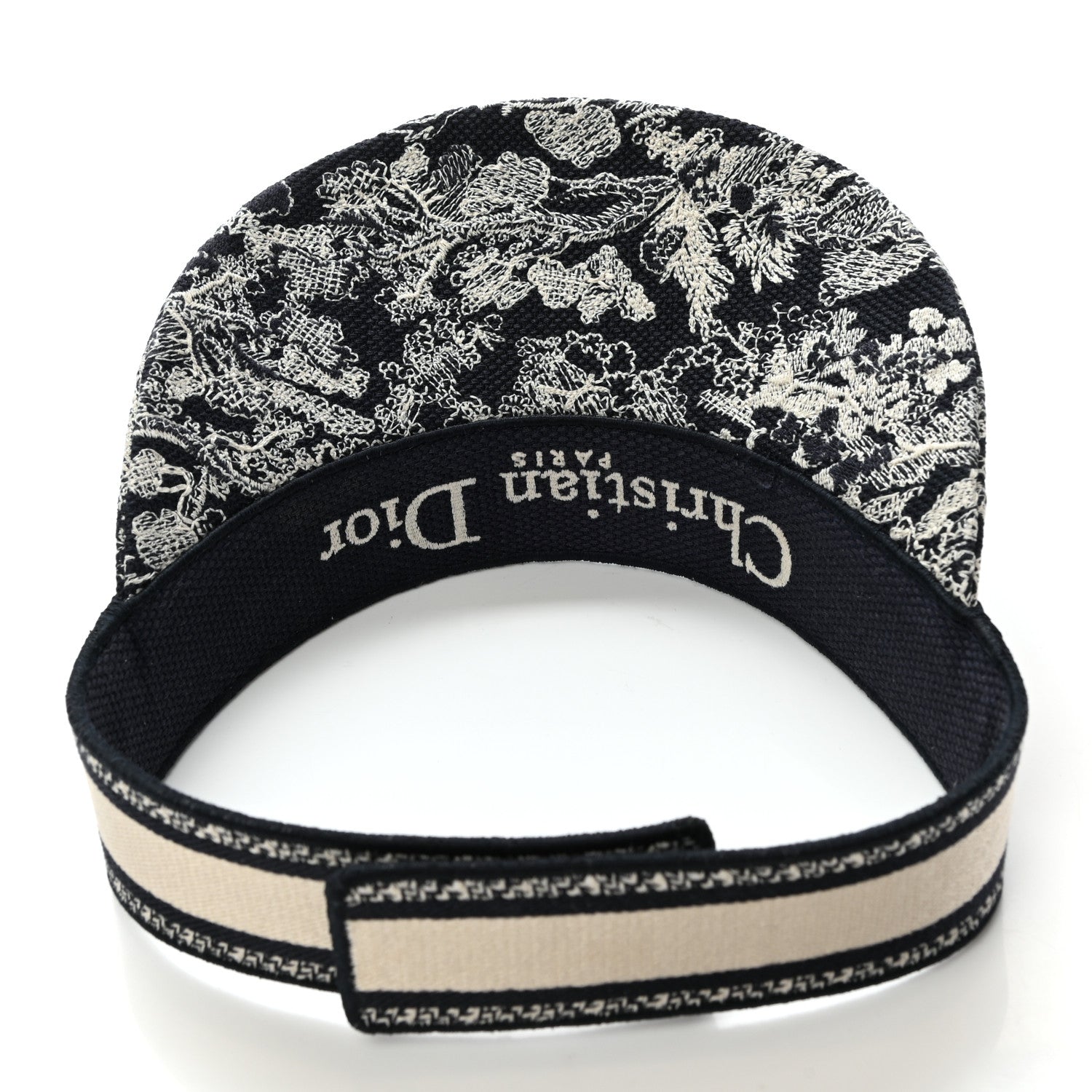 Christian Dior Toile De Jouy Reverse Visor Blue 7 of 7