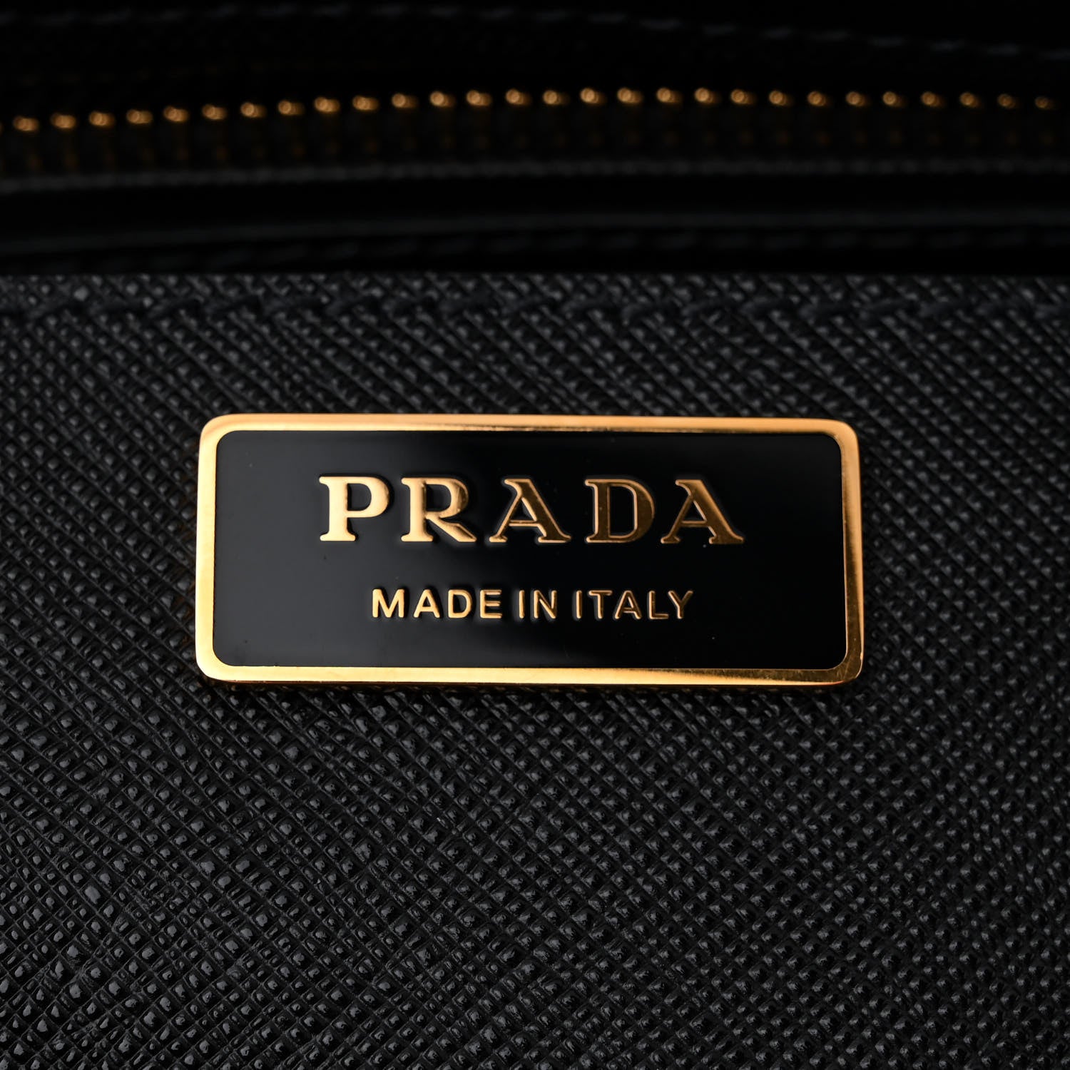 Prada Saffiano Medium Galleria Double Zip Tote Black 6 of 10