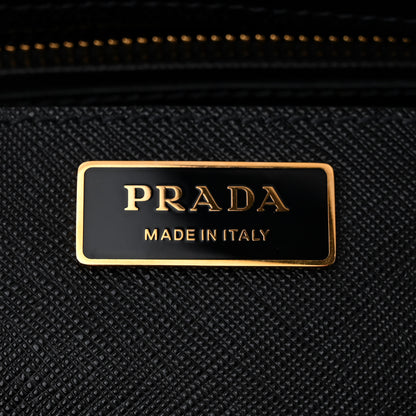 Prada Saffiano Medium Galleria Double Zip Tote Black 6 of 10
