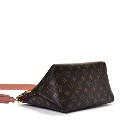 Louis Vuitton Monogram Beaubourg Hobo Mini Bordeaux Red Peach Safran Blue Jean Blue 7 of 10