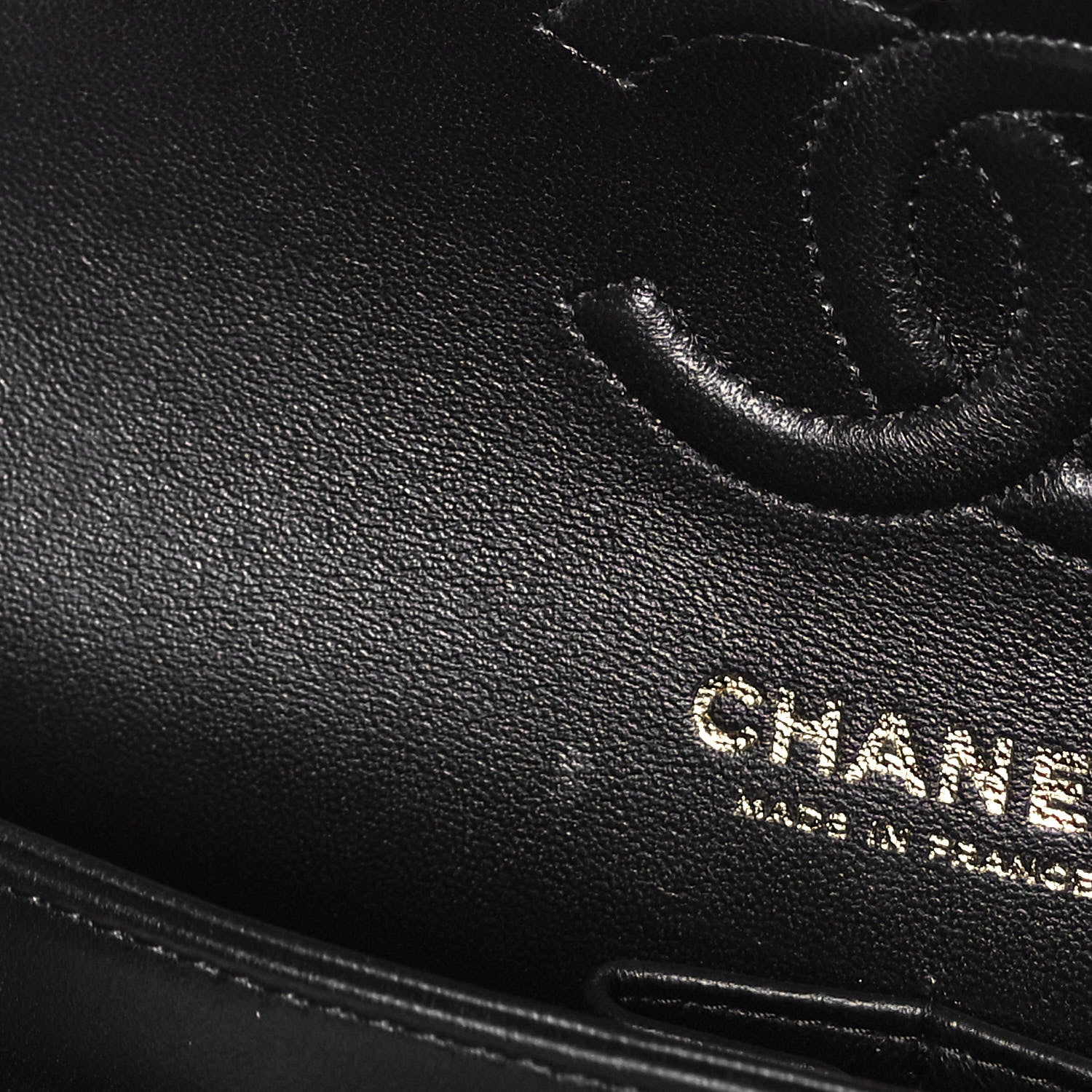 Chanel Lambskin Quilted Small Double Flap Black 11 of 12