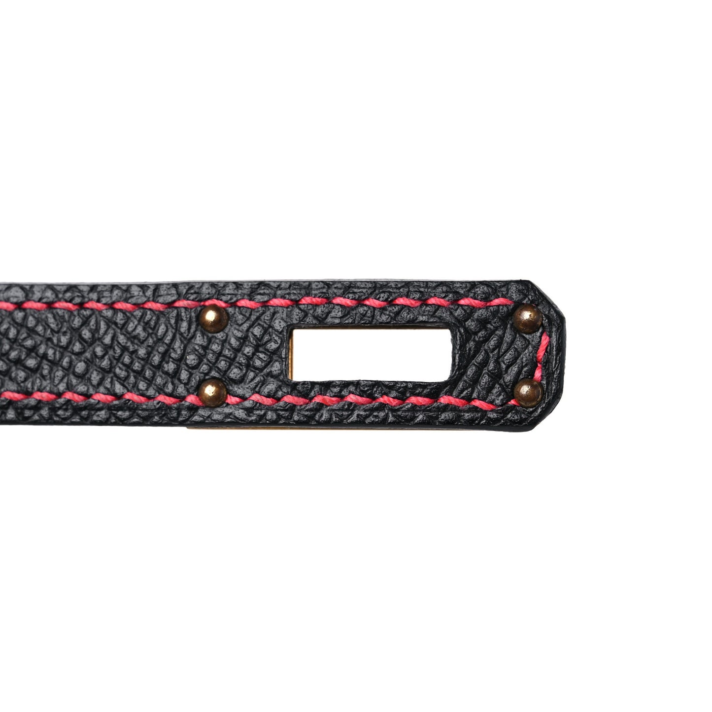 Epsom Bi-Color Horseshoe Kelly Sellier 25 Craie Black Rose Azalea