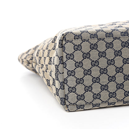 Gucci Monogram Web Large Diaper Tote Navy 11 of 13