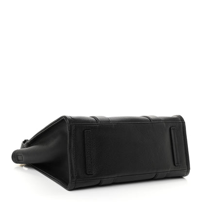 Marc Jacobs Grained Calfskin Medium The Tote Bag Black 3 of 9