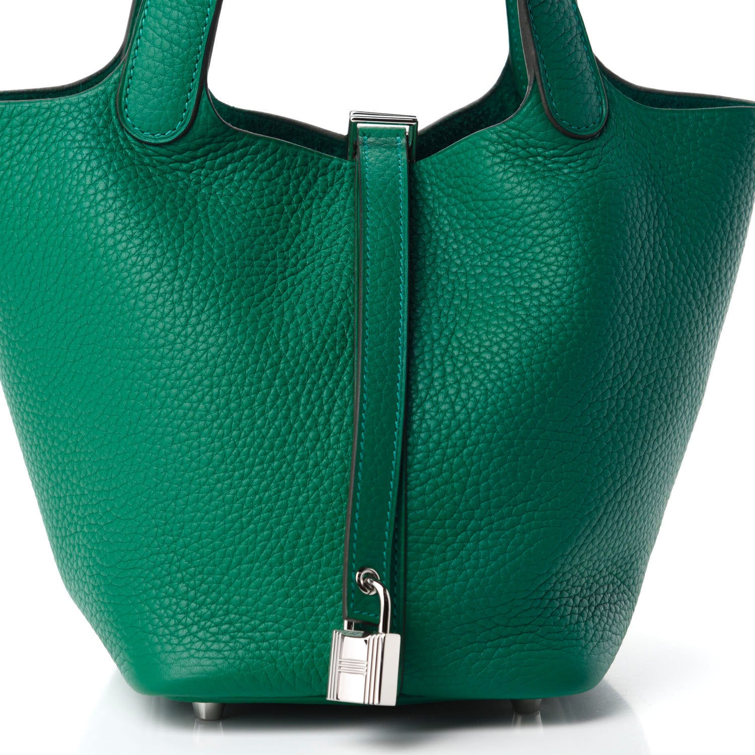 Hermes Taurillon Clemence Picotin Lock 18 PM Vert Vertigo 10 of 11