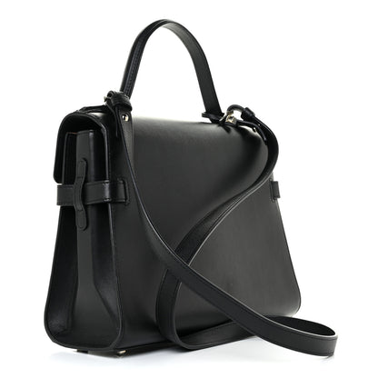 Delvaux Calfskin MM Tempete Satchel Black 4 of 22