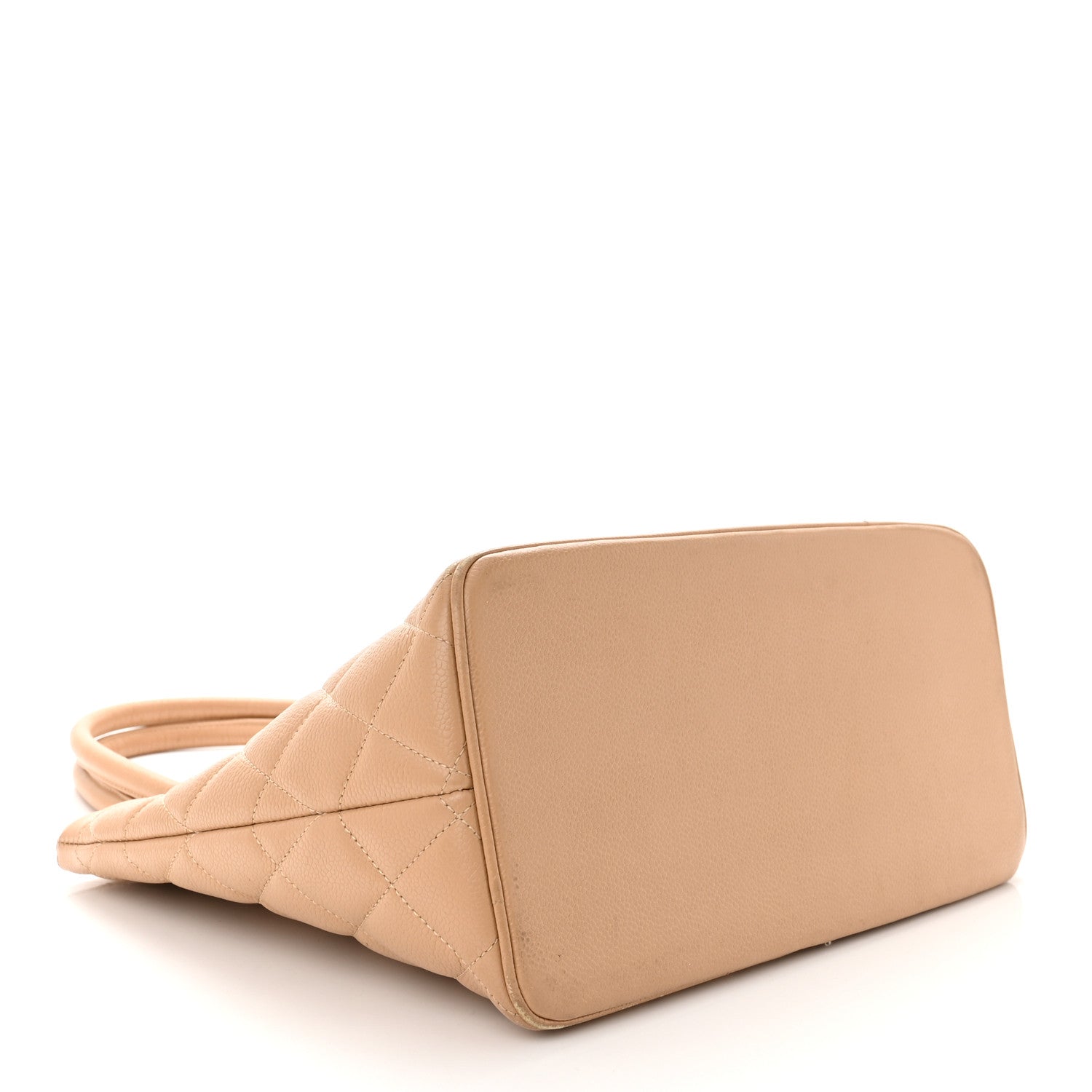 Chanel Caviar Quilted Medallion Tote Beige 2 of 11