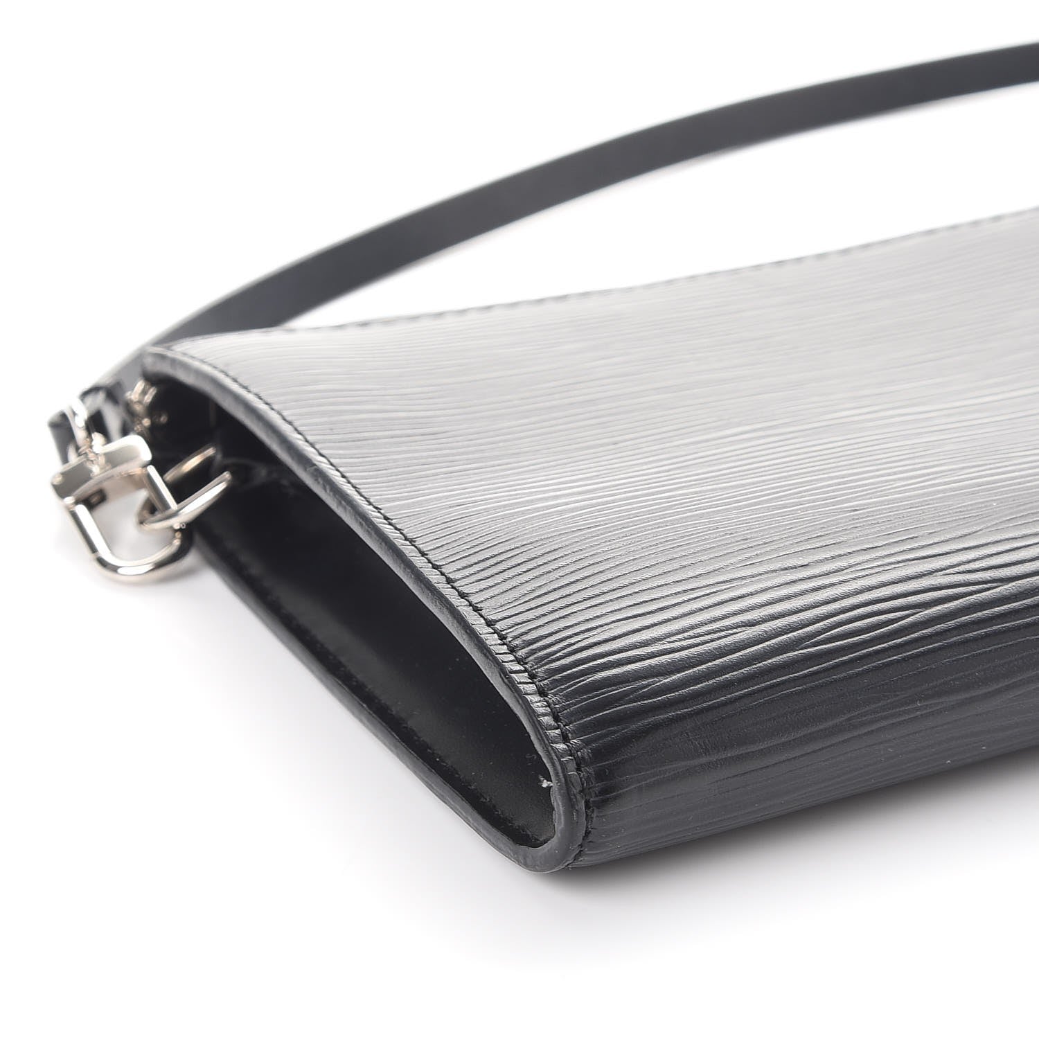 Louis Vuitton Epi Pochette Accessories 24 Black 11 of 13