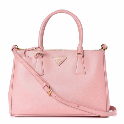 Prada Saffiano Small Galleria Double Zip Tote Orchidea 1 of 10