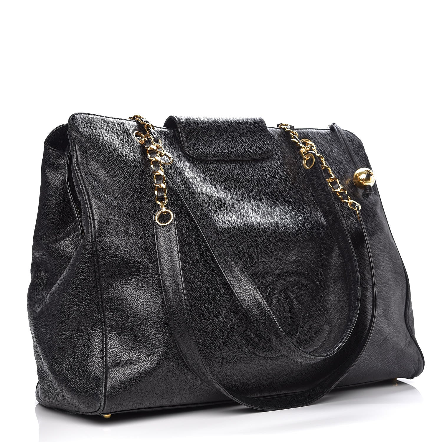 Chanel Caviar XL Weekender Bag Black 3 of 16