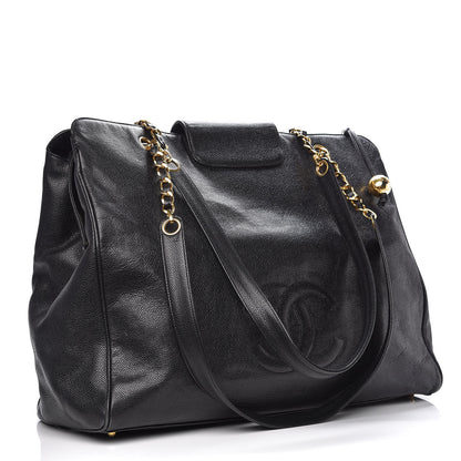 Chanel Caviar XL Weekender Bag Black 3 of 16