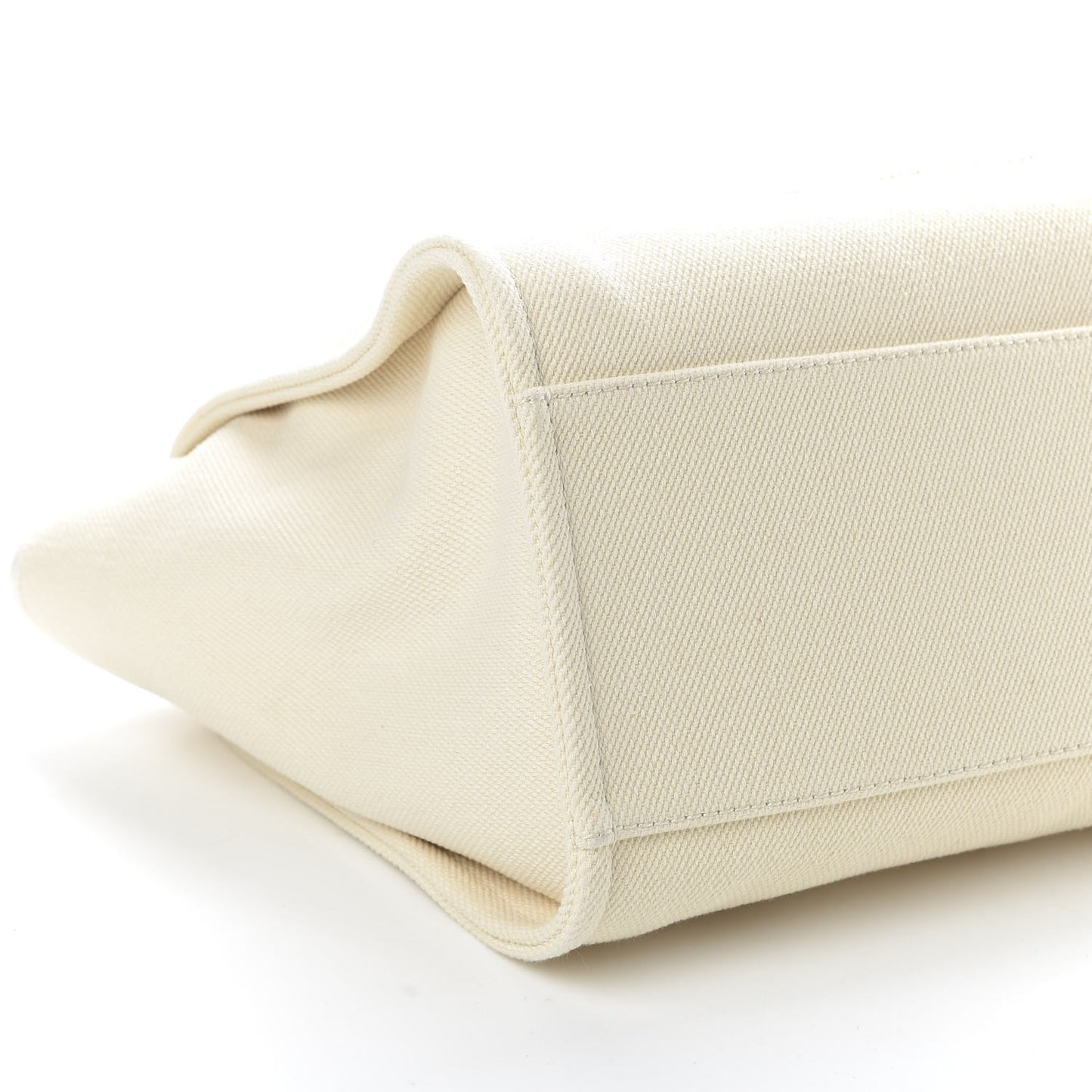 Canvas Pearl Medium Deauville Tote Ecru Beige