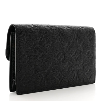 Louis Vuitton Empreinte Vavin Chain Wallet Black 3 of 10