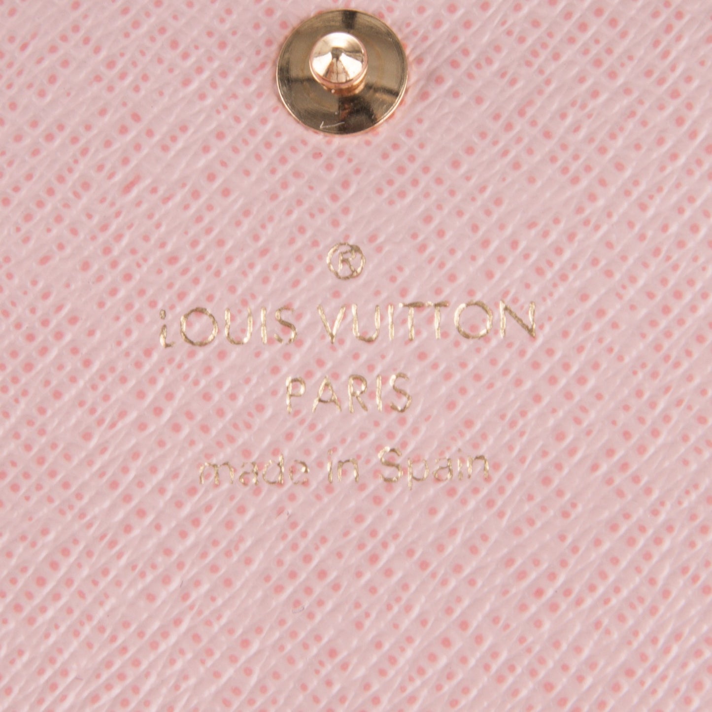 Damier Ebene Caissa Wallet Rose Ballerine
