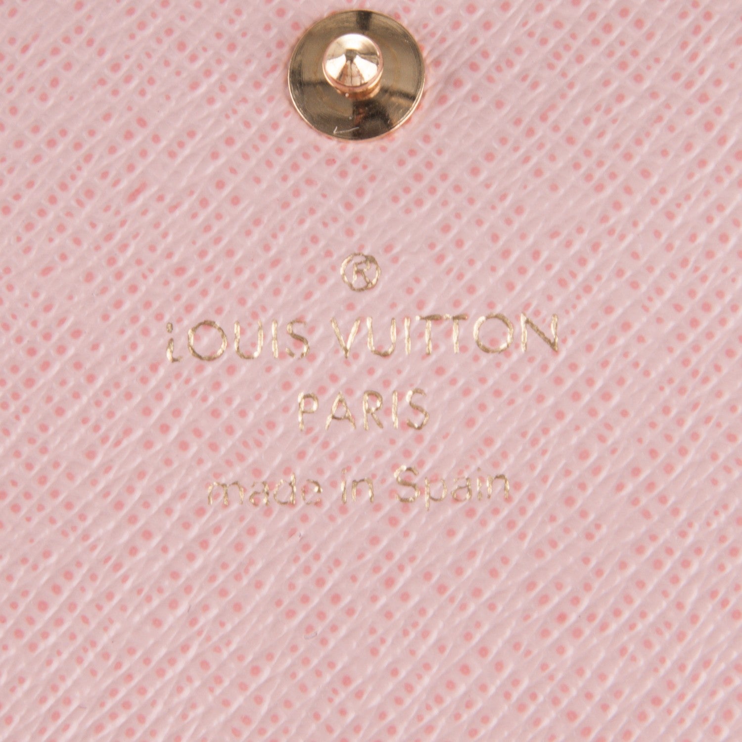 Louis Vuitton Damier Ebene Caissa Wallet Rose Ballerine 6 of 7