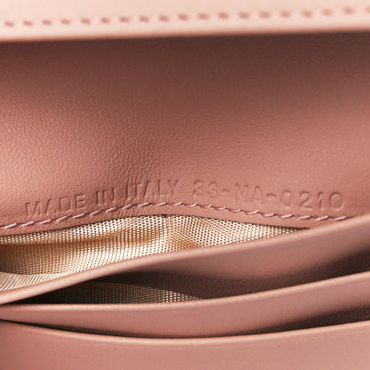 Christian Dior Ultra Matte Calfskin Cannage Mini Lady Dior Wallet Fard 8 of 13