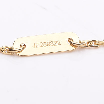 Van Cleef & Arpels 18K Yellow Gold Mother of Pearl Sweet Alhambra Bracelet 8 of 9