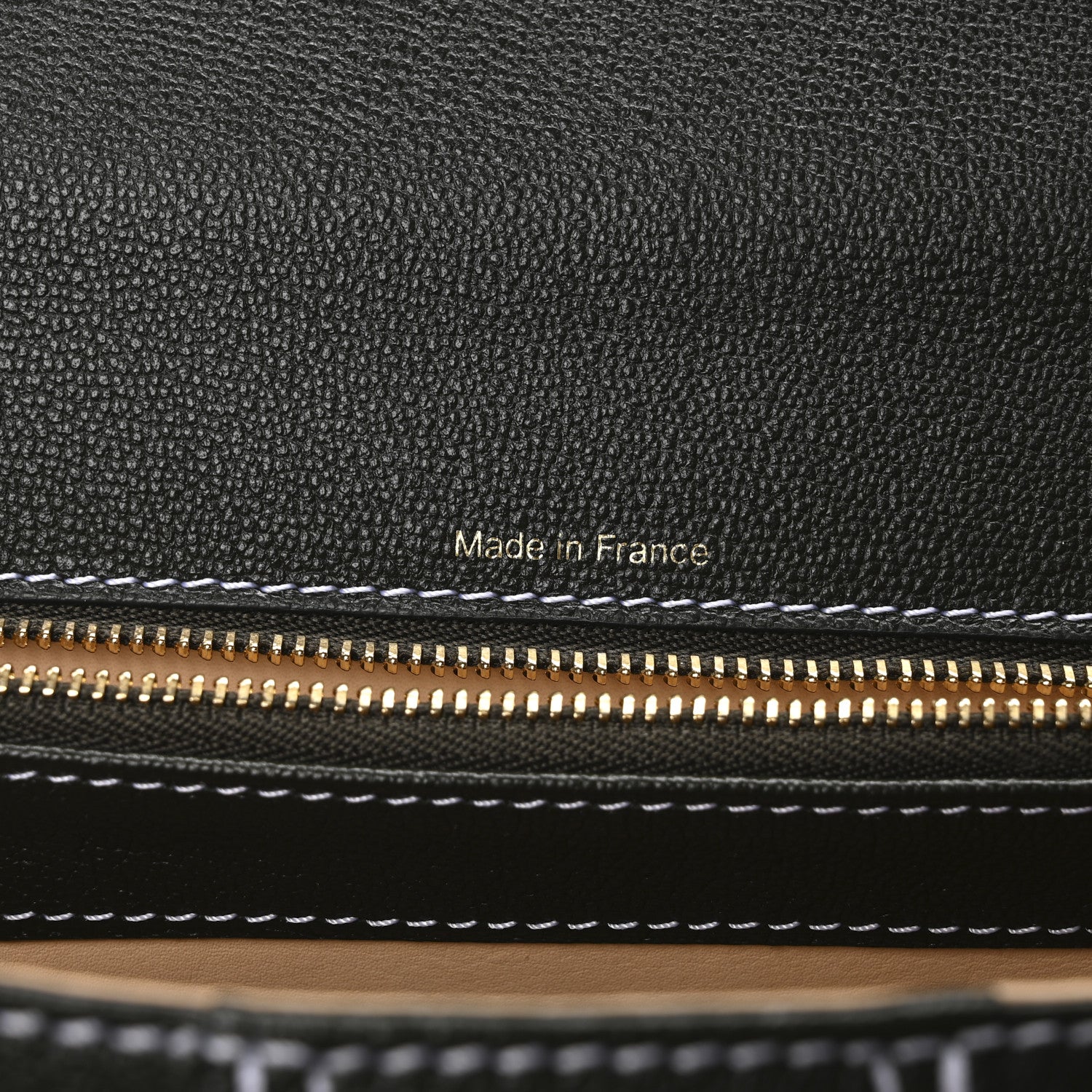 Delvaux Grained Calfskin Rodeo Surpique MM Brillant Satchel British Green 7 of 10