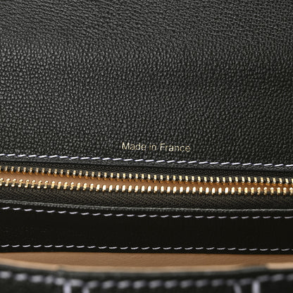 Delvaux Grained Calfskin Rodeo Surpique MM Brillant Satchel British Green 7 of 10