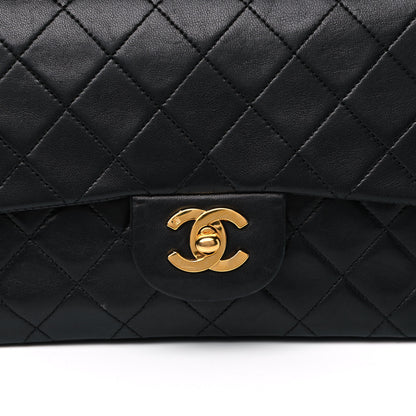Chanel Lambskin Quilted Small Double Flap Black 9 of 18