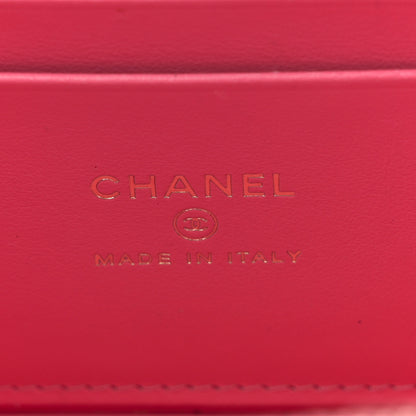 Chanel Caviar Quilted Small Vanity Case With Chain Pink 6 of 10