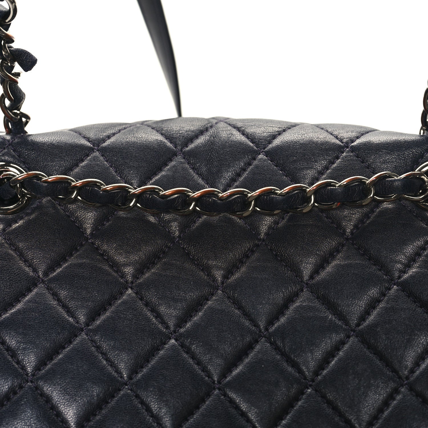 Chanel Lambskin Quilted Large Urban Spirit Backpack Navy 11 of 12