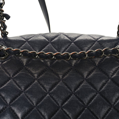 Chanel Lambskin Quilted Large Urban Spirit Backpack Navy 11 of 12