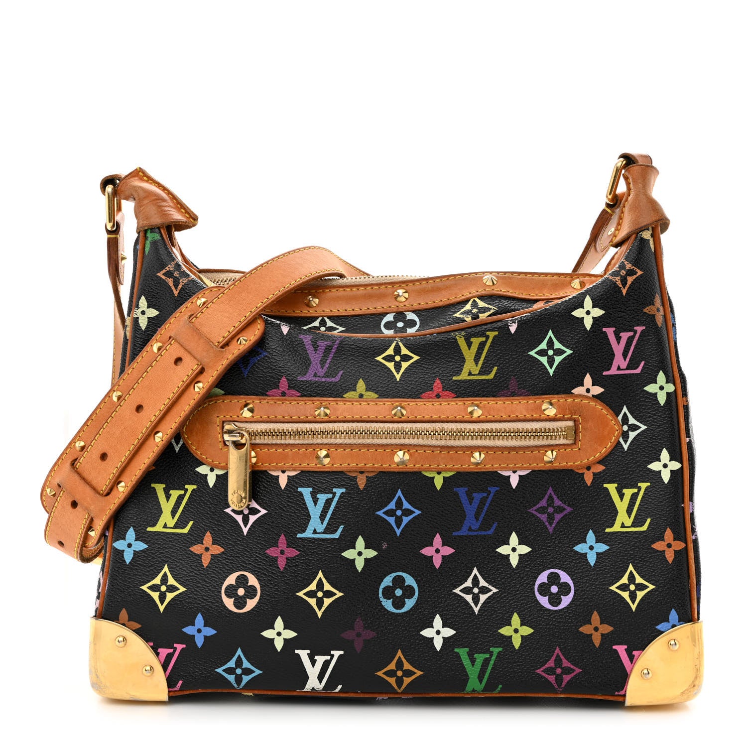 Louis Vuitton Monogram Multicolor Boulogne Black 1 of 10