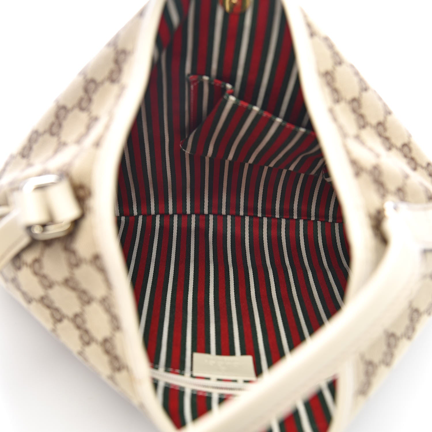 Gucci Monogram Medium New Britt Hobo Off White 5 of 13