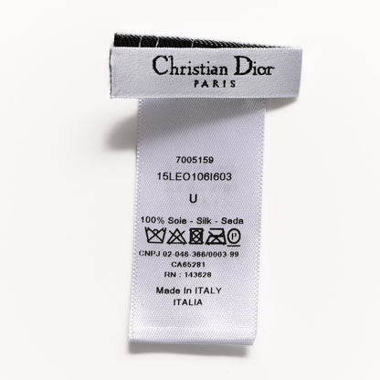 Christian Dior Silk Mizza Mitzah Scarf Beige Multicolor 4 of 4