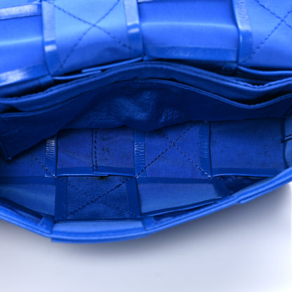 Bottega Veneta Paper Calfskin Intrecciato Cassette Belt Bag Blue 4 of 8