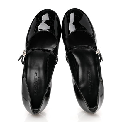 Louis Vuitton Patent Uniformes Silhouette 40mm Pumps 37 Black 2 of 9