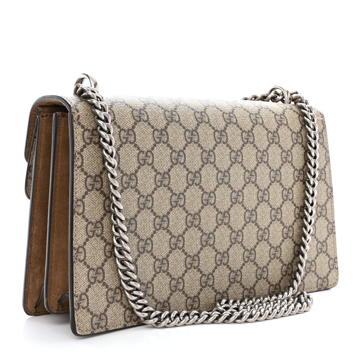 GG Supreme Monogram Small Dionysus Shoulder Bag Taupe