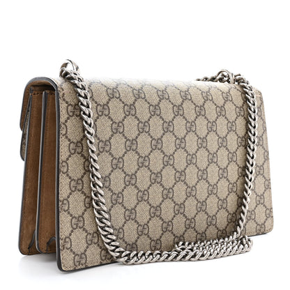 Gucci GG Supreme Monogram Small Dionysus Shoulder Bag Taupe 3 of 11