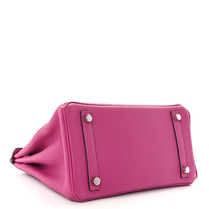Hermes Togo Birkin 25 Rose Pourpre 4 of 16