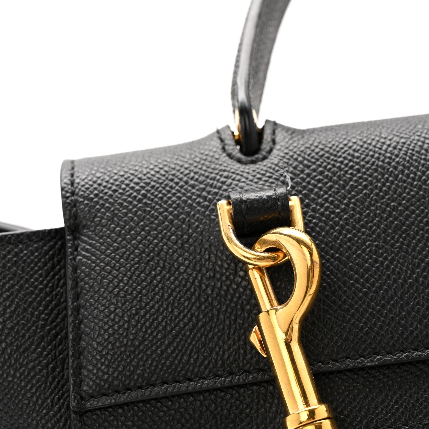 Celine Grained Calfskin Mini Belt Bag Black 14 of 16