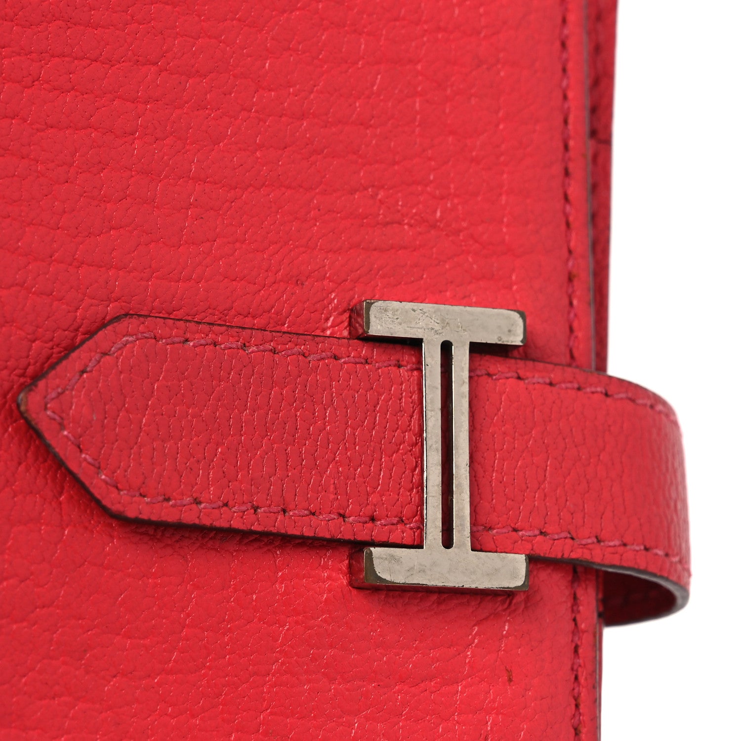 Hermes Chèvre Mysore Bearn Gusset Wallet Bougainvillea 8 of 11