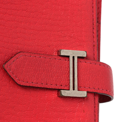 Hermes Chèvre Mysore Bearn Gusset Wallet Bougainvillea 8 of 11