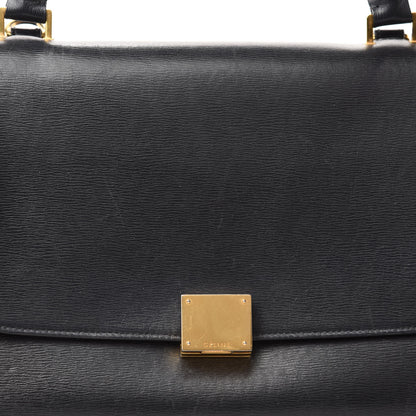 Celine Liege Calfskin Small Trapeze Black 9 of 9