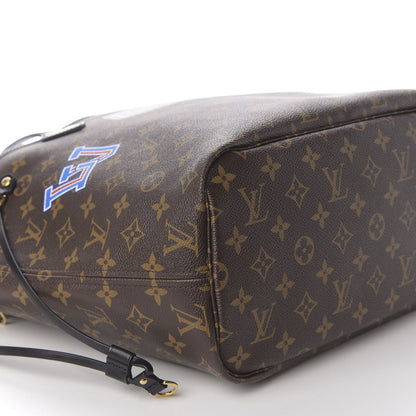 Louis Vuitton Monogram My LV World Tour Neverfull MM 7 of 11