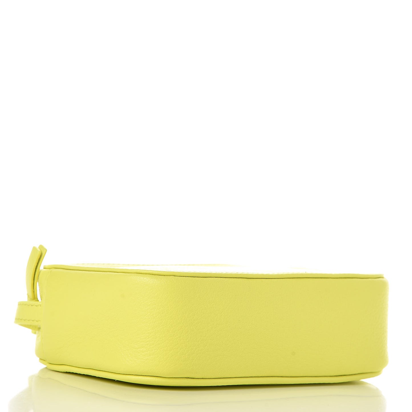 Calfskin Logo XS Everyday Camera Bag Acid Green Black