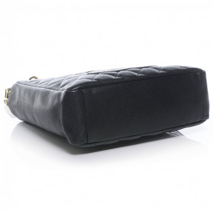 Chanel Caviar Petit Shopping Tote PST Black 4 of 7