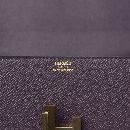 Hermes Epsom Cinhetic Boxy Top Handle Bag Raisin 6 of 10