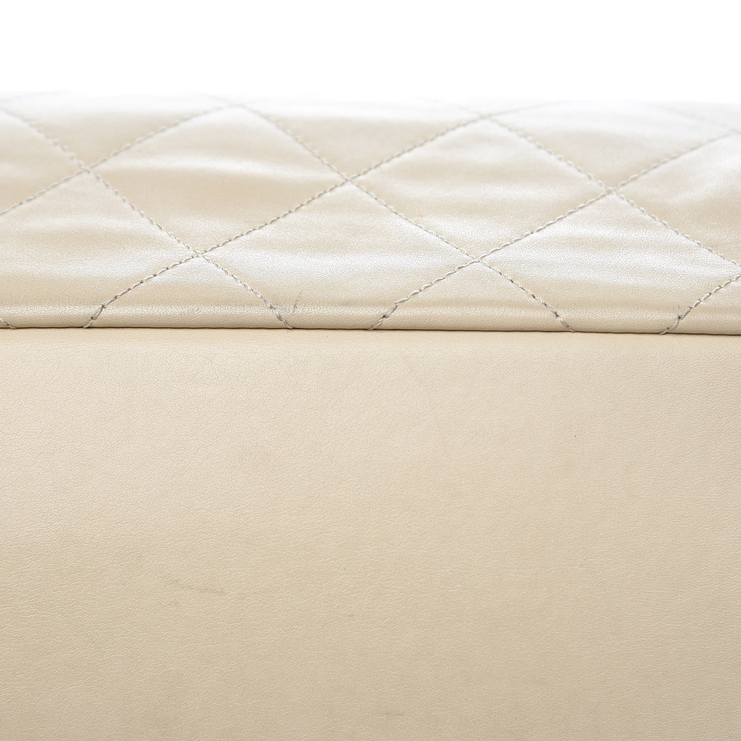 Chanel Calfskin Quilted In The Mix Shopping Tote Beige Black 12 of 15