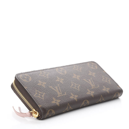 Louis Vuitton Monogram Clemence Wallet Rose Ballerine 3 of 5